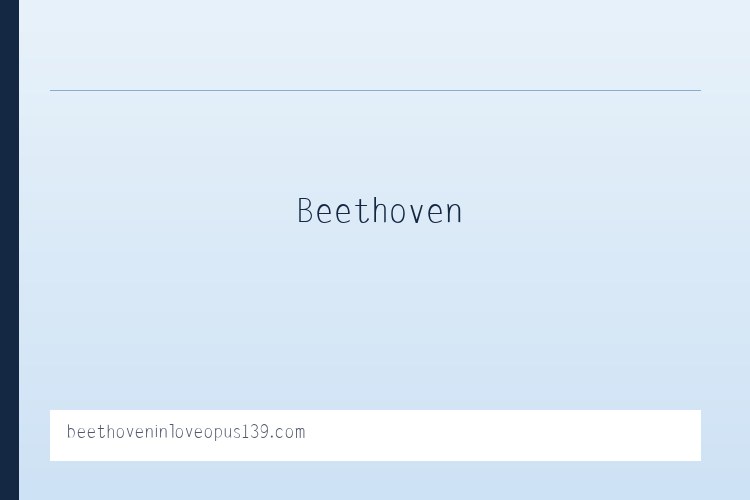 西城区 - Beethoven in Love Opus 139 列表图
